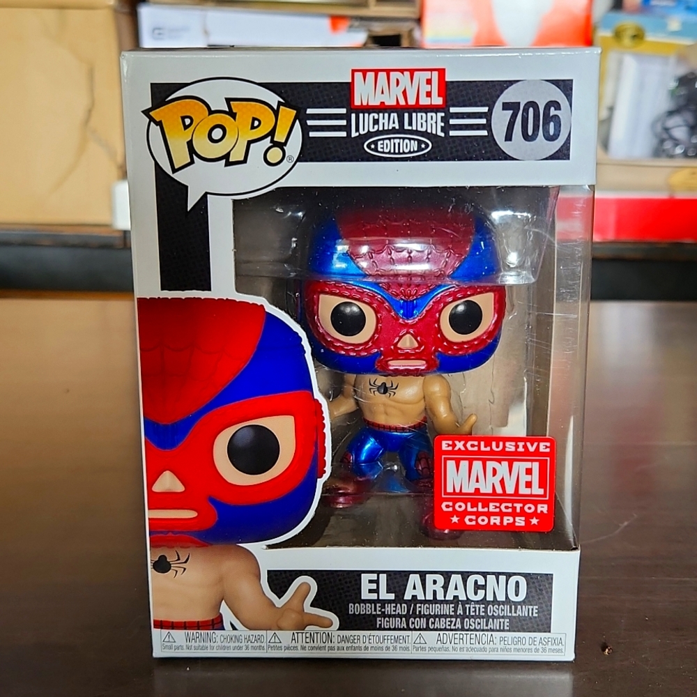 Spiderman lucha libre funko pop